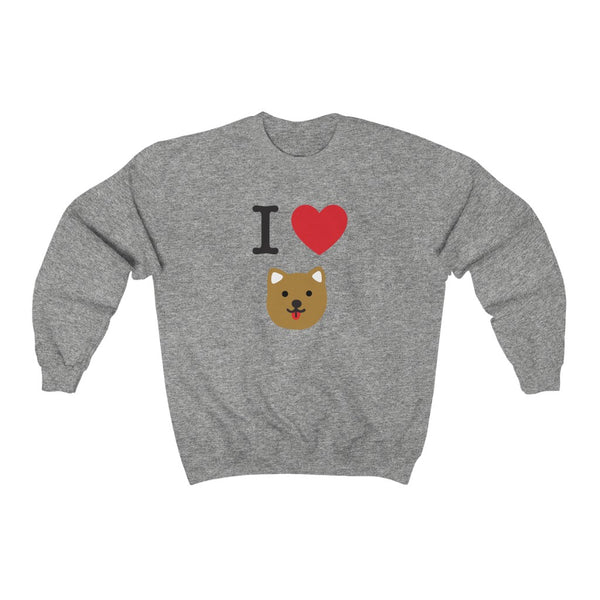 I Love My Dog Sweatshirt - Sheila