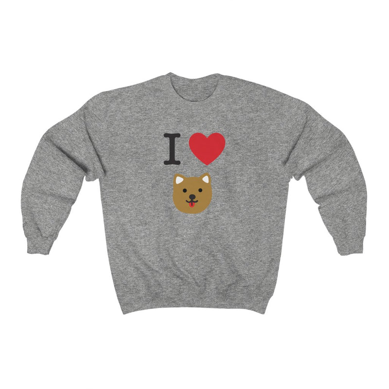 I Love My Dog Sweatshirt - Sheila