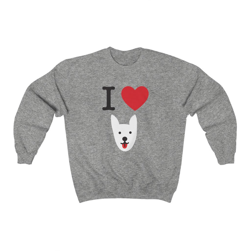 I Love My Dog Sweatshirt -Sammy