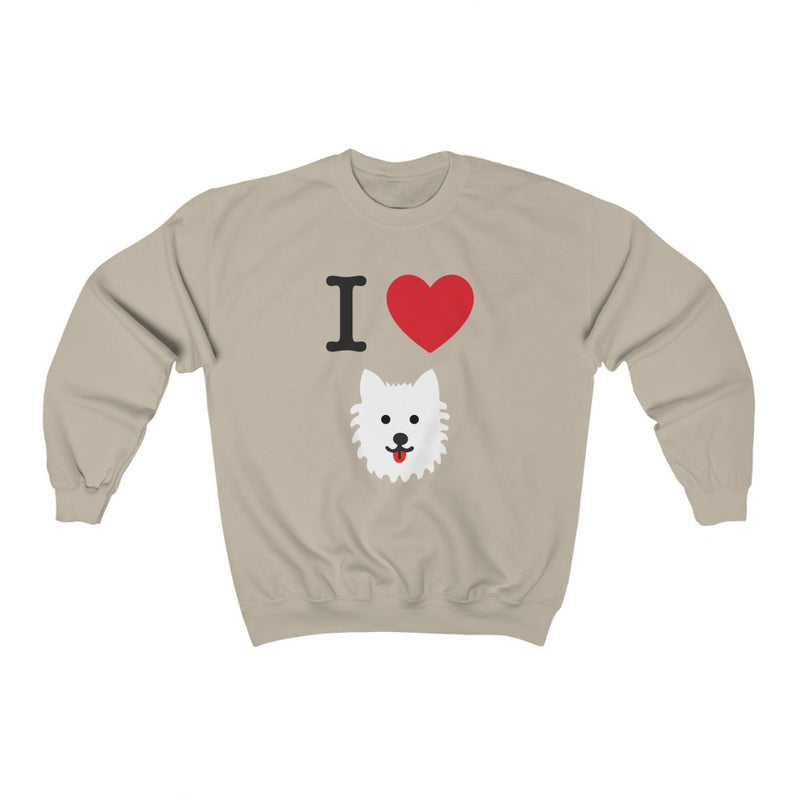 I Love My Dog Sweatshirt - Weston