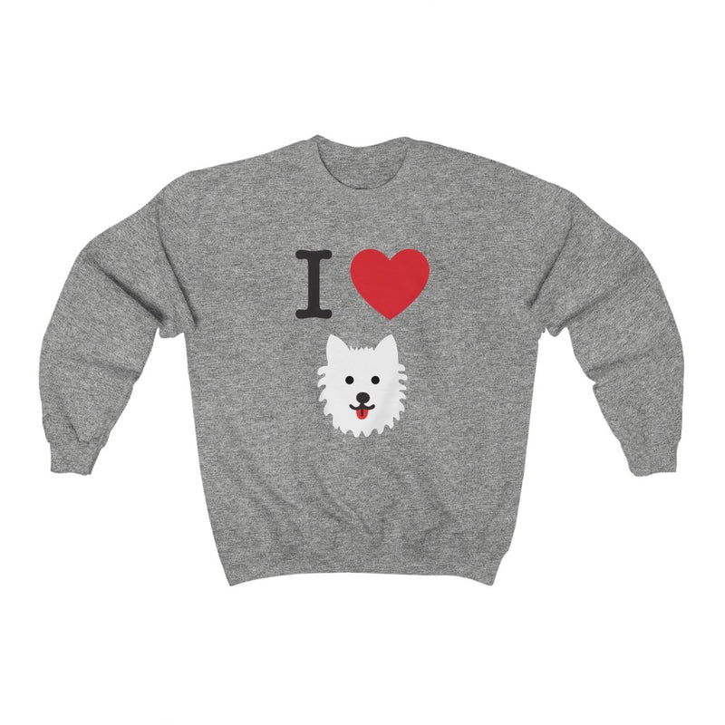 I Love My Dog Sweatshirt - Weston