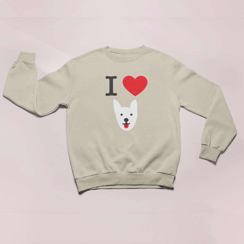 I Love My Dog Sweatshirt -Sammy