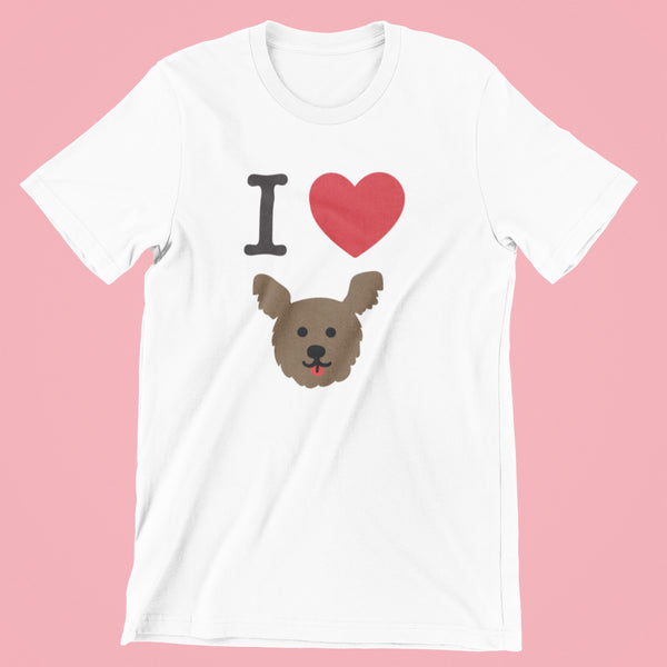 I Love My Dog T-Shirt - Terry