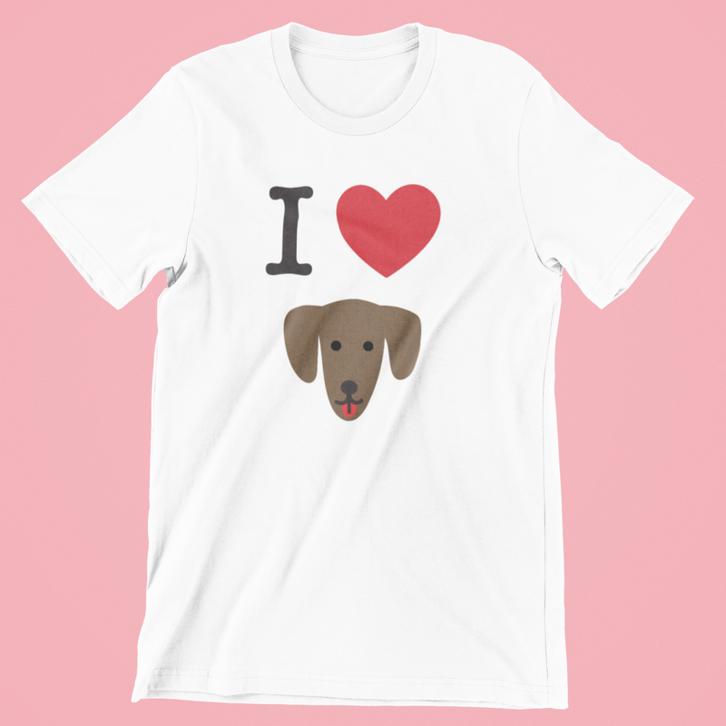 I Love My Dog T-Shirt - Duncan